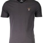 AERONAUTICA MILITARE BLACK MEN'S OUTERWEAR T-SHIRT