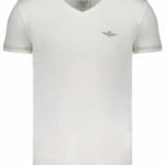 AERONAUTICA MILITARE MEN'S WHITE SHORT SLEEVE T-SHIRT