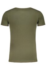 ERONAUTICA MILITARE GREEN MEN'S SHORT SLEEVED T-SHIRT - Image 2