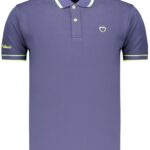 Kisses & Hugs Men's Blue Short-Sleeved Polo Shirt