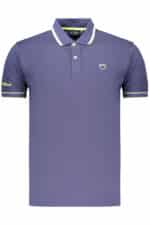 Kisses & Hugs Men's Blue Short-Sleeved Polo Shirt