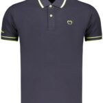 Kisses & Hugs Men's Blue Short-Sleeved Polo Shirt