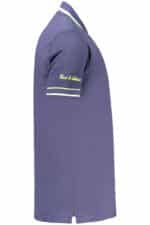 Kisses & Hugs Men's Blue Short-Sleeved Polo Shirt - Image 3