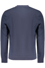 CALVIN KLEIN MEN'S BLUE ZIP-UP SWEATSHIRT - Image 2