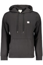 CALVIN KLEIN MEN'S BLACK ZIP-UP SWEATSHIRT
