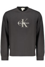 CALVIN KLEIN MEN'S BLACK ZIP-UP SWEATSHIRT