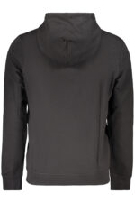 CALVIN KLEIN MEN'S BLACK ZIP-UP SWEATSHIRT - Image 2
