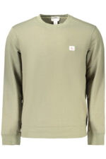 CALVIN KLEIN MEN'S ZIP-UP SWEATSHIRT, GREEN
