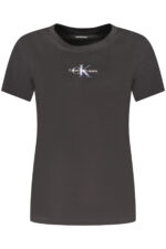 CALVIN KLEIN SHORT SLEEVE T-SHIRT WOMEN BLACK