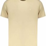 CALVIN KLEIN MEN'S SHORT-SLEEVE T-SHIRT BEIGE