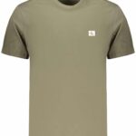 CALVIN KLEIN MEN'S SHORT-SLEEVED T-SHIRT GREEN