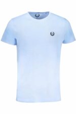 GIAN MARCO VENTURI MEN'S SHORT SLEEVED T-SHIRT BLUE