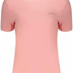 GUESS JEANS WOMEN'S SHORT SLEEVE T-SHIRT PINK