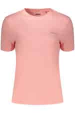 GUESS JEANS WOMEN'S SHORT SLEEVE T-SHIRT PINK