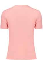 GUESS JEANS WOMEN'S SHORT SLEEVE T-SHIRT PINK - Image 2