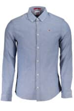 TOMMY HILFIGER MEN'S LONG SLEEVE SHIRT BLUE