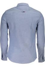 TOMMY HILFIGER MEN'S LONG SLEEVE SHIRT BLUE - Image 2