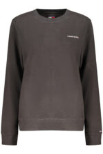 TOMMY HILFIGER WOMEN'S BLACK ZIP-UP SWEATSHIRT