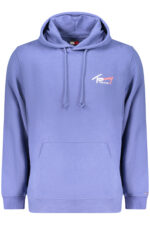 TOMMY HILFIGER MEN'S BLUE ZIP-UP SWEATSHIRT