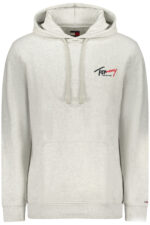 TOMMY HILFIGER MEN'S GRAY ZIP-UP SWEATSHIRT