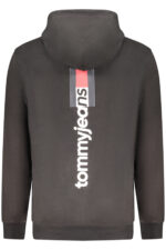 TOMMY HILFIGER MEN'S BLACK ZIP-UP SWEATSHIRT - Image 2