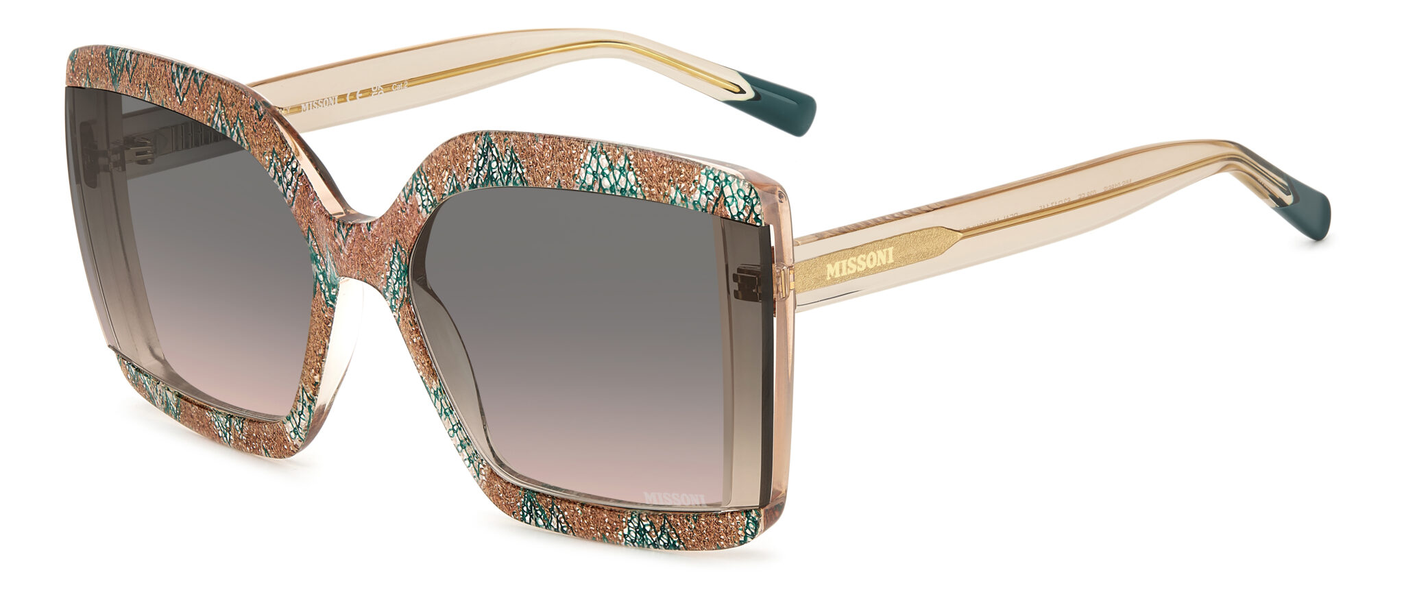 MIS-0186-S-038 SUNGLASSES MISSONI WOMEN MIS0186S038 (Lens/Bridge/Temple) 53/17/145 mm) - Image 1
