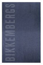 BIKKEMBERGS MEN'S BLUE BEACH TOWEL