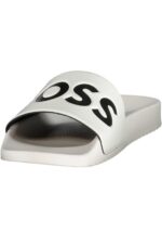 BOSS FOOTWEAR MEN'S WHITE SLIPPER - Image 3