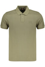 BOSS MEN'S SHORT-SLEEVE POLO SHIRT GREEN