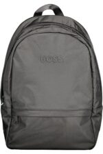 BOSS MEN'S BLACK BACKPACK