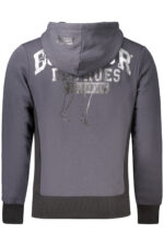 BOXEUR DES RUES MEN'S GRAY ZIP SWEATSHIRT - Image 2