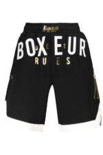 BOXEUR DES RUES MEN'S BLACK SUIT PANTS
