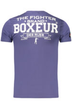 BOXEUR DES RUES MEN'S SHORT SLEEVED T-SHIRT BLUE - Image 2