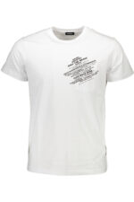 DIESEL WHITE MEN'S SHORT SLEEVE T-SHIRT
