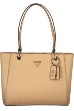 GUESS JEANS WOMEN'S BEIGE BAG