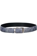 GUESS JEANS MEN'S BLUE LEATHER BELT - Image 2