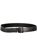 GUESS JEANS MEN'S GREY LEATHER BELT - Image 2