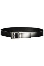 GUESS JEANS MEN'S BLACK LEATHER BELT - Image 2