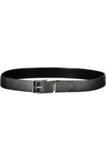 GUESS JEANS MEN'S BLACK LEATHER BELT - Image 2