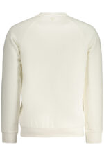 GUESS JEANS MEN'S WHITE ZIP-UP SWEATSHIRT - Image 2