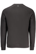 GUESS JEANS MEN'S BLACK ZIP-UP SWEATSHIRT - Image 2