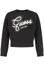 GUESS JEANS BLACK SWEATER FOR GIRLS