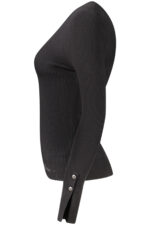 GUESS JEANS WOMEN'S BLACK SWEATER - Image 3
