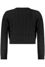 GUESS JEANS BLACK SWEATER FOR GIRLS - Image 2
