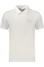 GUESS JEANS MEN'S SHORT-SLEEVED POLO SHIRT WHITE