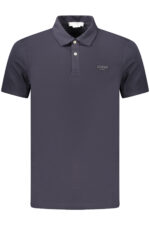 GUESS JEANS MEN'S SHORT-SLEEVE POLO SHIRT, BLUE