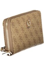 GUESS JEANS WOMEN'S BEIGE WALLET - Image 3