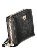GUESS JEANS WOMEN'S BLACK WALLET - Image 3