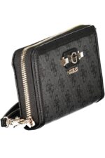 GUESS JEANS WOMEN'S BLACK WALLET - Image 3