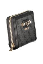 GUESS JEANS WOMEN'S BLACK WALLET - Image 3